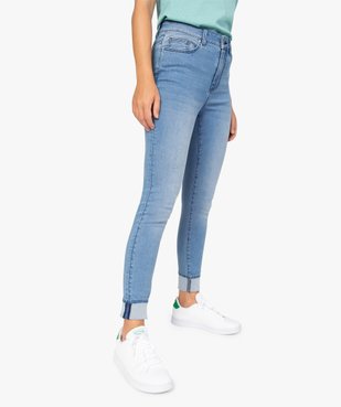 Jean femme coupe skinny taille haute vue1 - GEMO(FEMME PAP) - GEMO