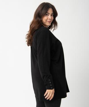 Gilet long porté ouvert femme grande taille vue5 - GEMO (G TAILLE) - GEMO