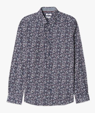 Chemise homme cintrée à fleurs vue4 - GEMO (HOMME) - GEMO