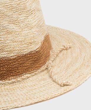 Chapeau tissé et pailleté forme fedora femme vue2 - GEMO (ACCESS) - GEMO