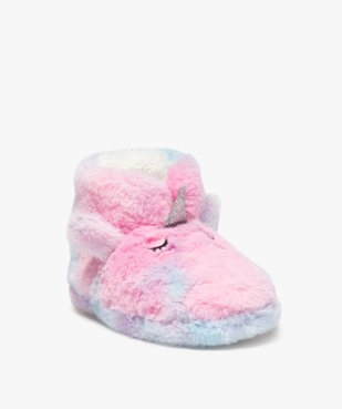 Chaussons fille boots en forme de licorne vue2 - Nikesneakers (ENFANT) - Nikesneakers