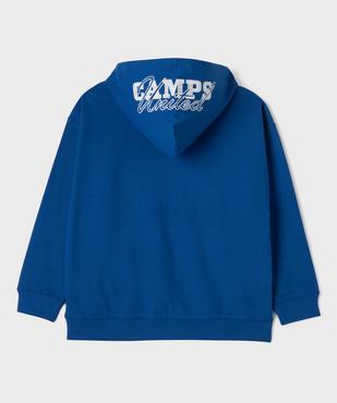 Sweat à capuche à poche kangourou garçon - Camps United vue5 - CAMPS - GEMO