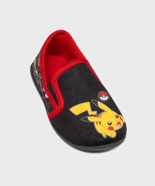 Chaussons pantoufles en velours imprimé Pikachu garçon - Pokémon vue5 - POKEMON - GEMO