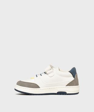 Baskets basses lacets élastiques et scratch garçon vue3 - 5 MILES - GEMO