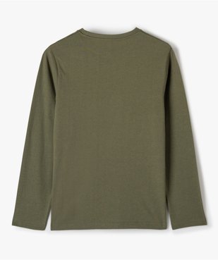 Tee-shirt garçon bicolore à manches longues vue3 - GEMO (JUNIOR) - GEMO