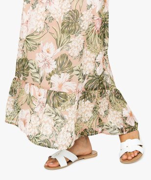 Jupe femme longue à motif tropical vue2 - GEMO(FEMME PAP) - GEMO