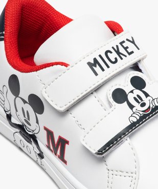 Tennis enfant à scratch imprimées Mickey vue6 - MICKEY - GEMO