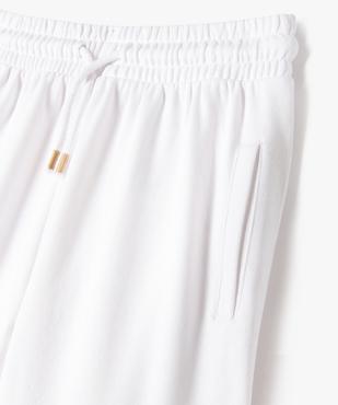 Jogging en molleton doux imprimé fille - Camps United vue2 - CAMPS - GEMO