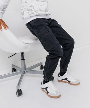 Pantalon cargo en toile garçon vue2 - GEMO (JUNIOR) - GEMO