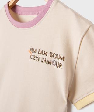 Tee-shirt manches courtes imprimé dans le dos bébé - Gémo x Maëva vue3 - GEMO 4G BEBE - GEMO
