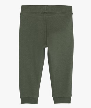 Pantalon de jogging bébé uni vue2 - GEMO C4G BEBE - GEMO