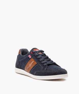Tennis homme en toile avec empiècements – Lee Cooper vue2 - LEE COOPER - GEMO
