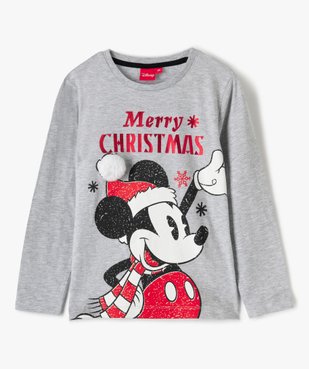 Tee-shirt garçon avec motif Mickey - Disney vue2 - DISNEY DTR - GEMO