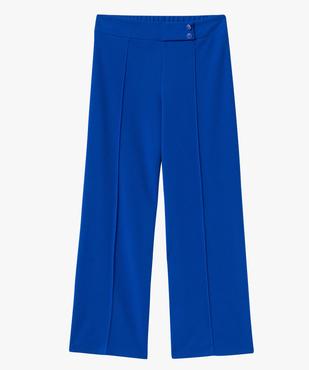 Pantalon femme en toile coupe large vue4 - GEMO(FEMME PAP) - GEMO
