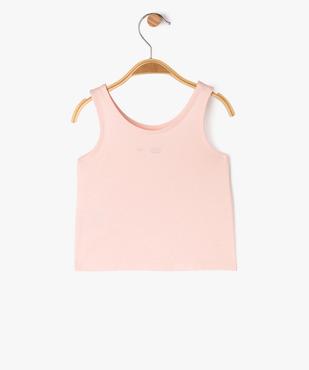 Débardeur à motifs bébé fille vue3 - GEMO 4G BEBE - GEMO