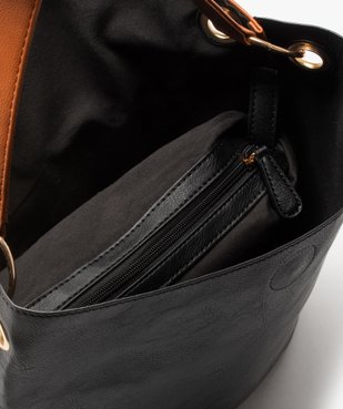 Sac femme avec devant multi-matières vue3 - GEMO (ACCESS) - GEMO