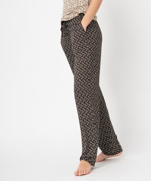 Pantalon de pyjama femme à motifs vue1 - GEMO(HOMWR FEM) - GEMO