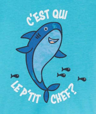 Tee-shirt bébé garçon à manches courtes avec motif vue2 - GEMO C4G BEBE - GEMO