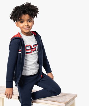 Sweat garçon zippé avec capuche – Lulu Castagnette vue5 - LULUCASTAGNETTE - GEMO