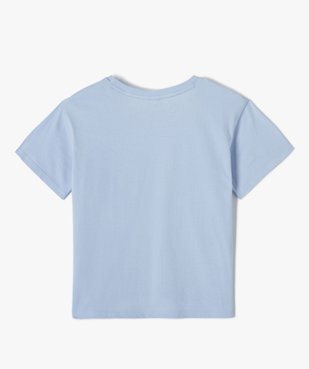 Tee-shirt fille coupe crop top motif Stitch - Disney vue3 - LILO & STITCH - GEMO