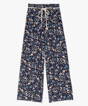 Pantalon femme ample et fluide à motifs vue4 - GEMO(FEMME PAP) - GEMO