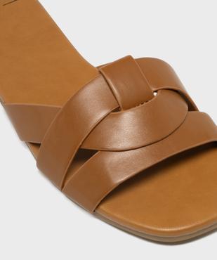 Sandales mules à brides entrecroisées femme - Valentina Baldano vue6 - VALENTINA BALDA - GEMO