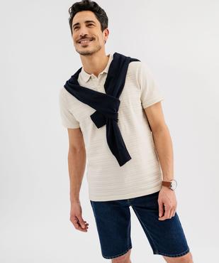 Bermuda en jean homme fin et souple vue9 - GEMO 4G HOMME - GEMO
