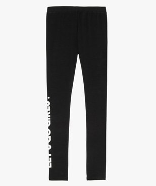 Leggings fille spécial sport avec inscription sur une jambe vue4 - GEMO (JUNIOR) - GEMO