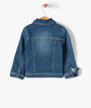 Blouson bébé garçon en jean vue5 - GEMO(BEBE DEBT) - GEMO
