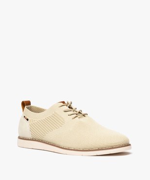 Derby en mesh sur semelle sport homme - Mario Baldano vue2 - MARIO BALDANO - GEMO