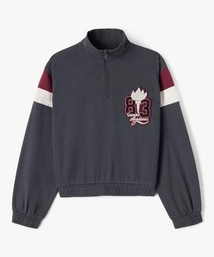 Sweat col camionneur en molleton fin garçon - Camps United vue1 - CAMPS - GEMO