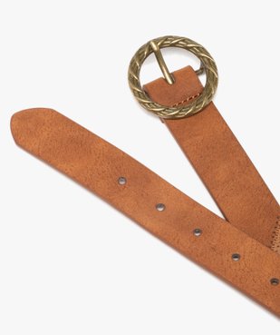 Ceinture femme façon patchwork avec boucle ciselée vue2 - GEMO (ACCESS) - GEMO