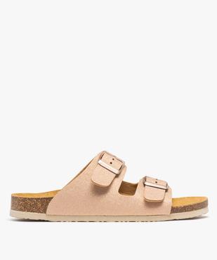 Mules pailletées avec semelle intérieure cuir à reliefs ergonomiques femme vue2 - FOLLOW ME G4G - GEMO