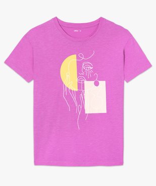 Tee-shirt femme oversize imprimé vue4 - GEMO(FEMME PAP) - GEMO