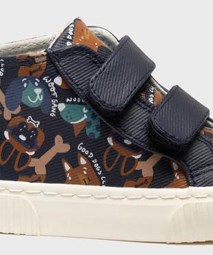 Chaussures montantes à scratch en matière déperlante bébé garçon vue7 - BUGGY - GEMO