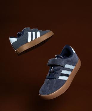 Baskets VL Court 3.0 dessus cuir velours fermeture scratch garçon - Adidas vue6 - ADIDAS - GEMO