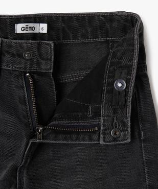 Bermuda skate en jean avec ceinture ajustable garçon vue2 - GEMO (ENFANT) - GEMO