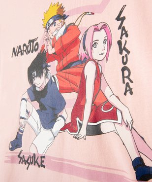 Pyjashort fille avec large motif - Naruto vue2 - NARUTO - GEMO