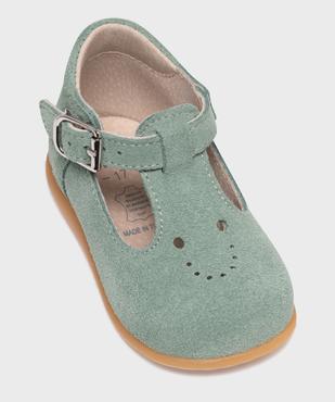 Chaussures babies en cuir suédé bébé - Na! vue5 - NA! - GEMO