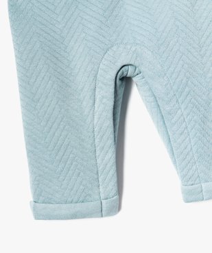 Salopette en molleton imprimé bébé vue4 - GEMO(BB COUCHE) - GEMO