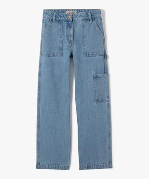 Jean fille coupe large - Camps United vue1 - CAMPS UNITED - GEMO