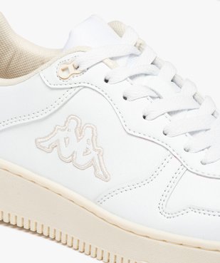 Baskets femme unies style rétro à lacets - Kappa vue6 - KAPPA - GEMO