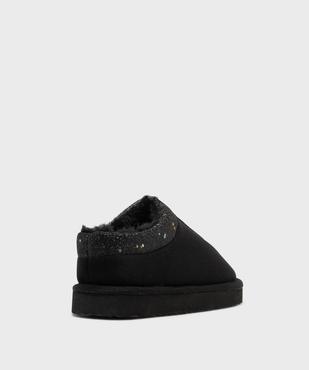 Chaussons en suédine avec doublure fourrure imitation fille vue4 - GEMO (ENFANT) - GEMO