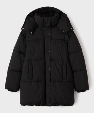 Parka mi-longue déperlante à col montant, capuche et doublure polaire fille vue1 - GEMO 4G FILLE - GEMO