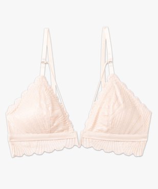 Soutien-gorge triangle scintillant avec mousses amovibles vue5 - GEMO(HOMWR FEM) - GEMO