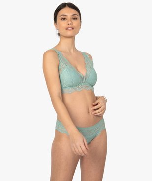 Culotte femme en dentelle et tulle vue3 - GEMO(HOMWR FEM) - GEMO