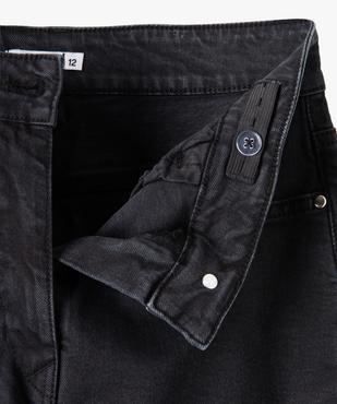 Jean fille coupe Mom taille haute vue3 - GEMO (JUNIOR) - GEMO