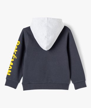 Sweat à capuche avec motif Pikachu garçon - Pokemon vue4 - POKEMON - GEMO