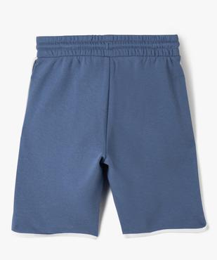 Bermuda en maille avec inscription contrastante garçon - Les Minions vue4 - MINIONS - GEMO