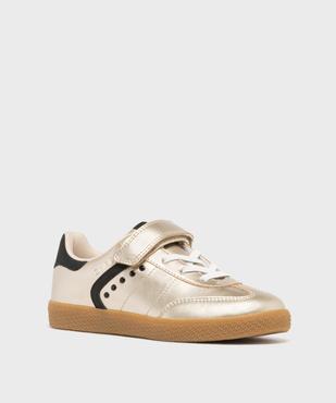 Chaussons en velours motifs danseuses fille vue2 - GEMO 4G FILLE - GEMO